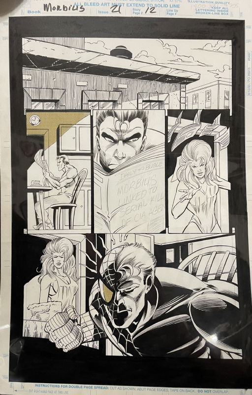 Morbius 21 page 12 MJ and Peter, in Aaron Muncy's The Marvelous ...