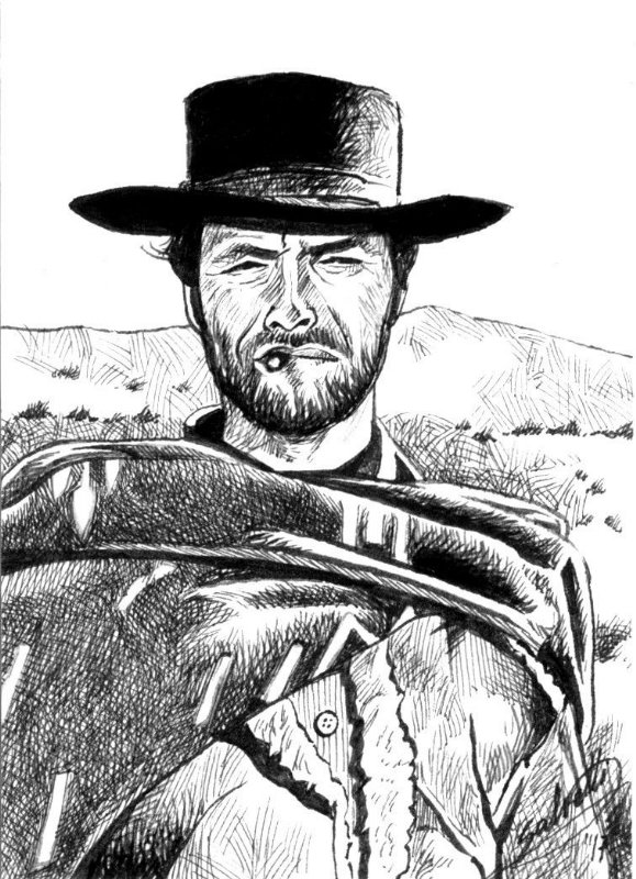 comic strip style portrait of clint eastwood as a | Stable Diffusion |  OpenArt