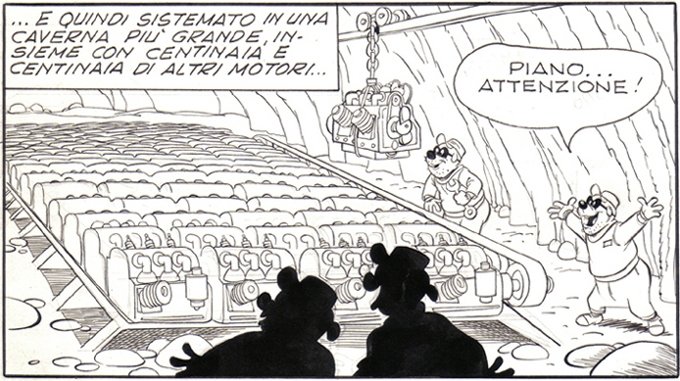 Carpi Giovan Battista - Zio Paperone e i ladri d'auto - € 50 - SOLD, in  Marco RASTAVOLEORIGINALI Cerutti's Disney Comic Art Gallery Room