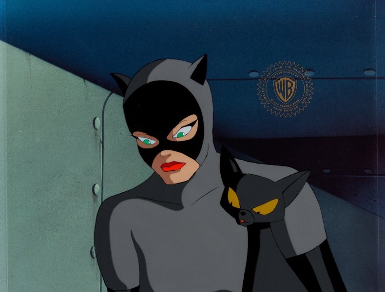 Batman: The Animated Series Catwoman Production Cel , in Brian Jones's  Animation art Comic Art Gallery Room