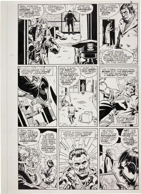 Watchmen 1, Page 2 (sold), in Paul Lonsdale's Watchmen Comic Art ...