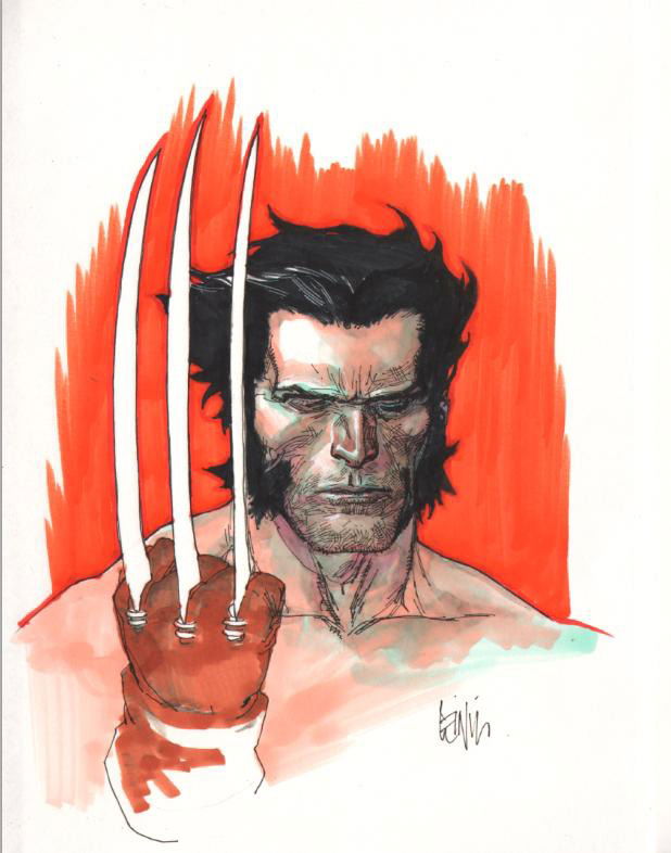 Leinil Yu Wolverine 3, In Ted Lanting's Leinil Yu Comic Art Gallery Room