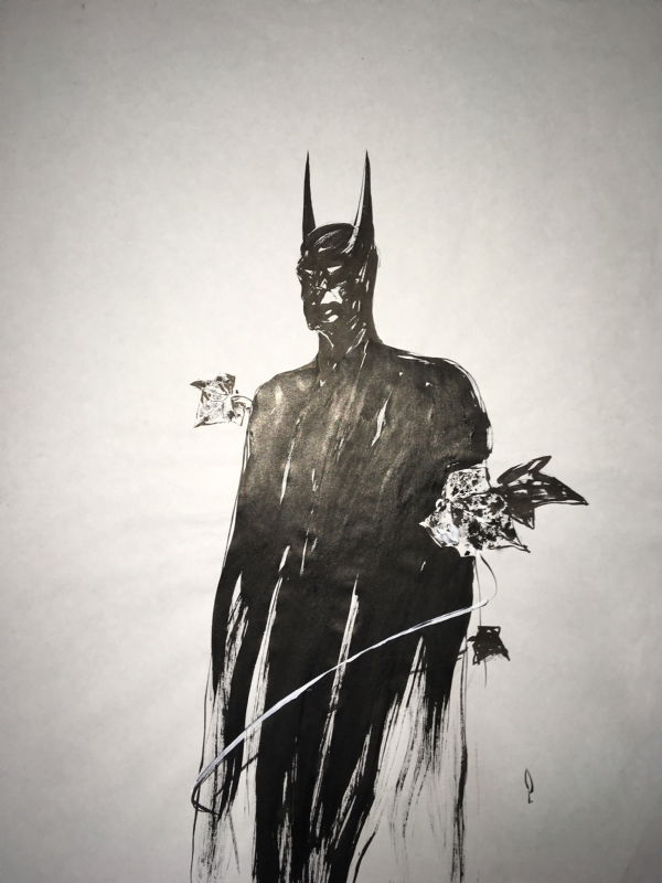 Pratt Batman, in Ted Lanting's Batman and Company Comic Art Gallery Room