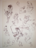 George Pratt Figure Studies Comic Art