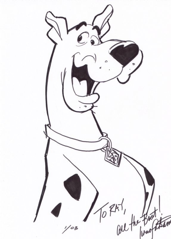 Iwao Takamoto-Scooby Doo , in Ray F's Mail Away sketches Comic Art ...