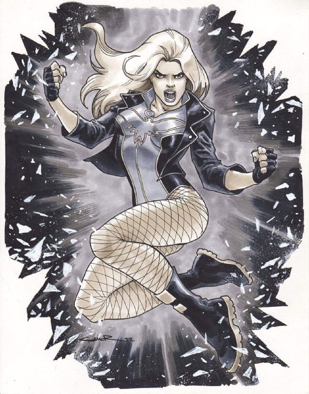 Black Canary B&W, In Fabrice BL's Other Comic Art Gallery Room