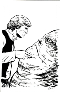 Star Wars Darth Maul 4-Cover Comic Art