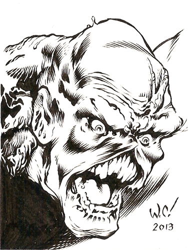 Swamp Thing by Cory Carani, in Roger Ash's Sketch Cards Comic Art ...