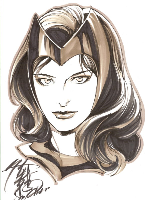 Scarlet Witch by Jo Chen, in Roger Ash's Baltimore 2014 Comic Art ...