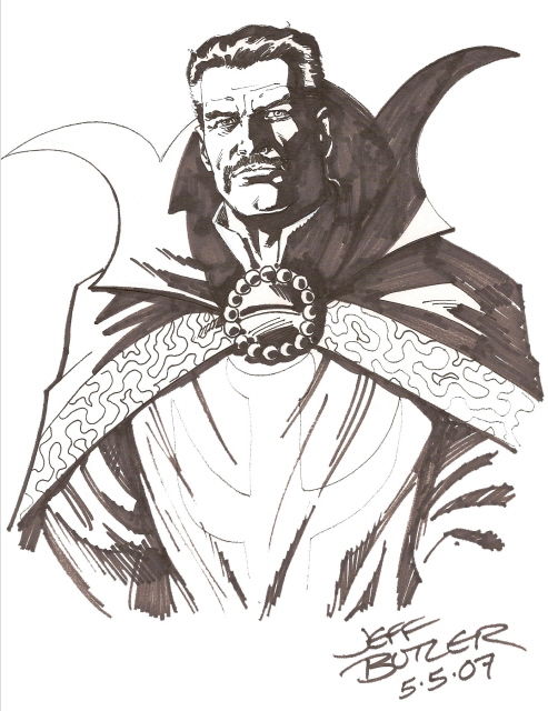 Dr. Strange by Jeff Butler, in Roger Ash's Doctor Strange Comic Art ...