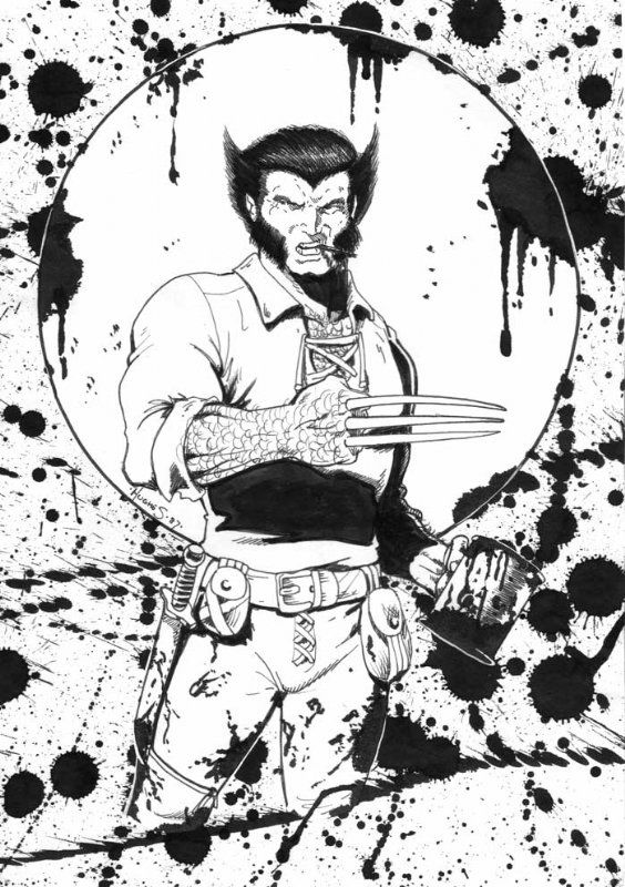 Adam Hughes - Wolverine Pin-Up, in Thomas Vanderstappen's Adam Hughes ...