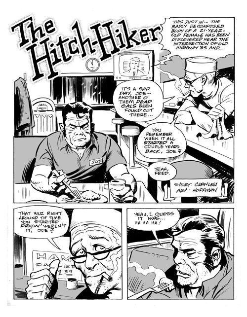 The Hitch-Hiker page 1, in Thomas Vanderstappen's Mike Hoffman - 