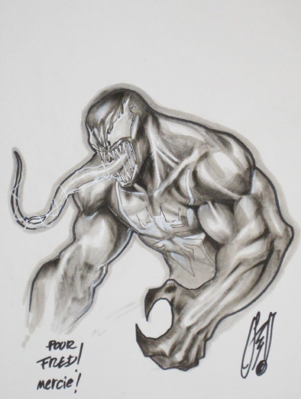 Venom by Stefano Caselli, in F M's CASELLI STEFANO Comic Art Gallery Room