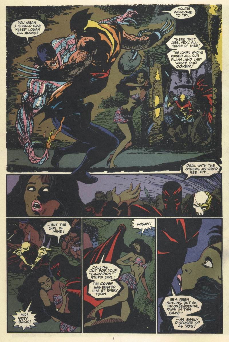 Marvel Comics Presents 136 Story Page 4 Half Splash (feat’ Wolverine ...