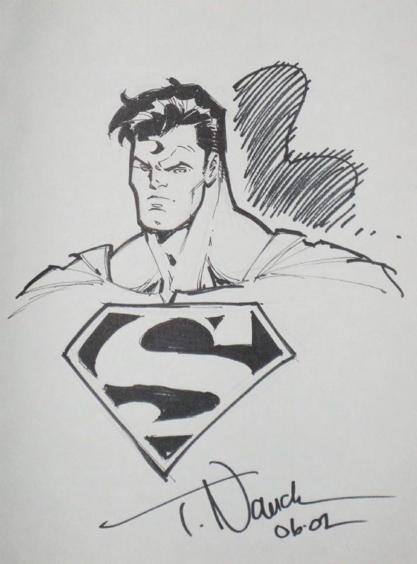 Superman by Todd Nauck SOLD, in F M's STUFF I USED TO OWN Comic Art ...