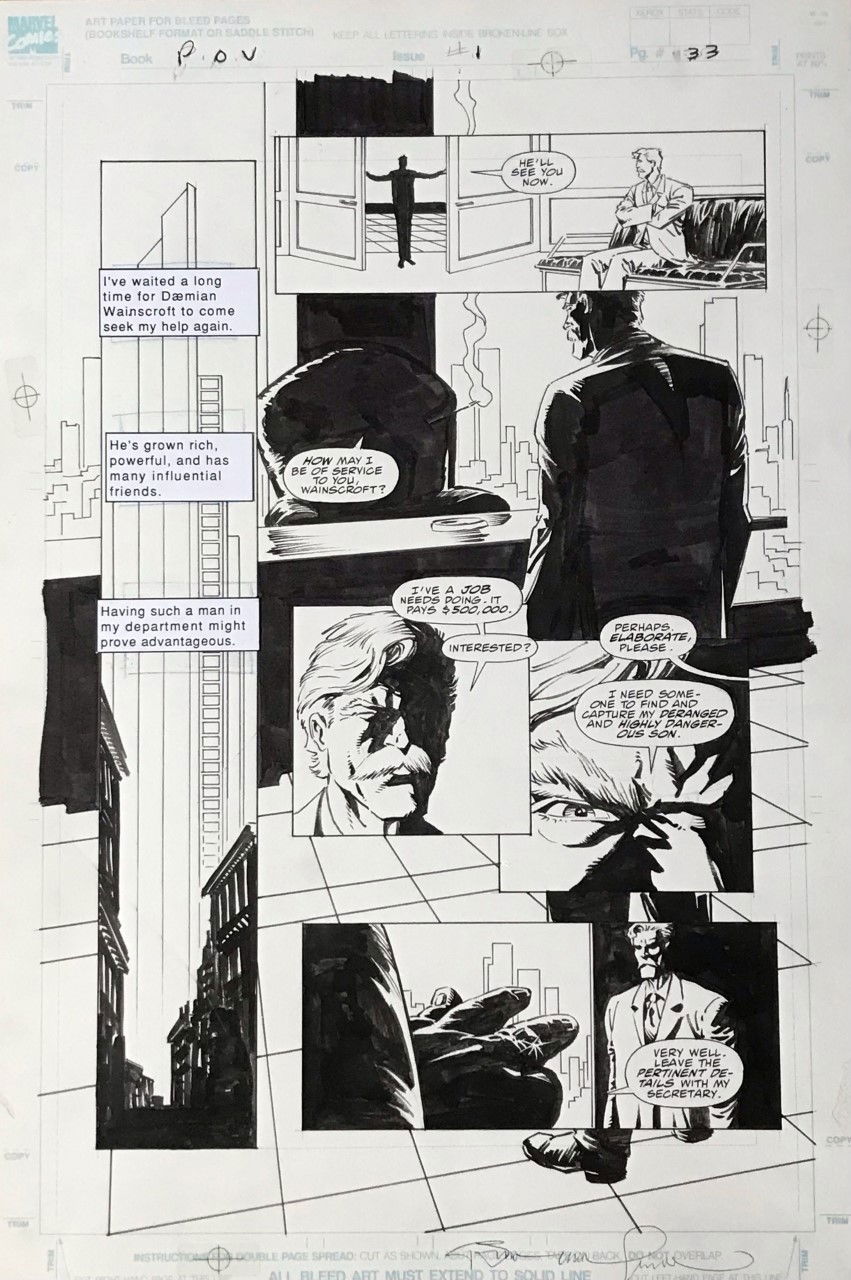 Punisher point of view P.O.V. 1 page 33 by Bernie WRIGHTSON-SOLD, in F ...