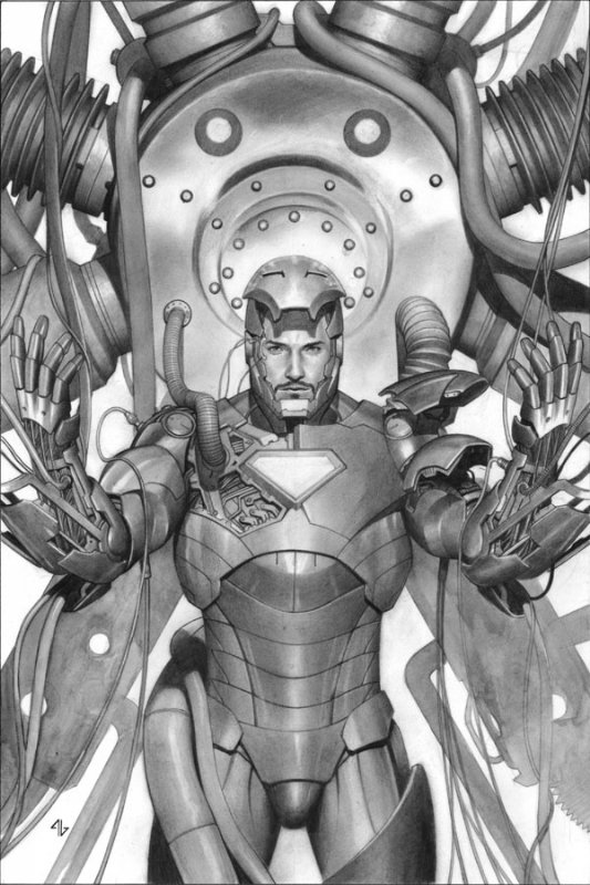 Adi Granov Iron Man 31 Cover In Alan Ns Adi Granov Comic Art Gallery