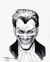 Brian Bolland fine ink Joker Illustration Comic Art