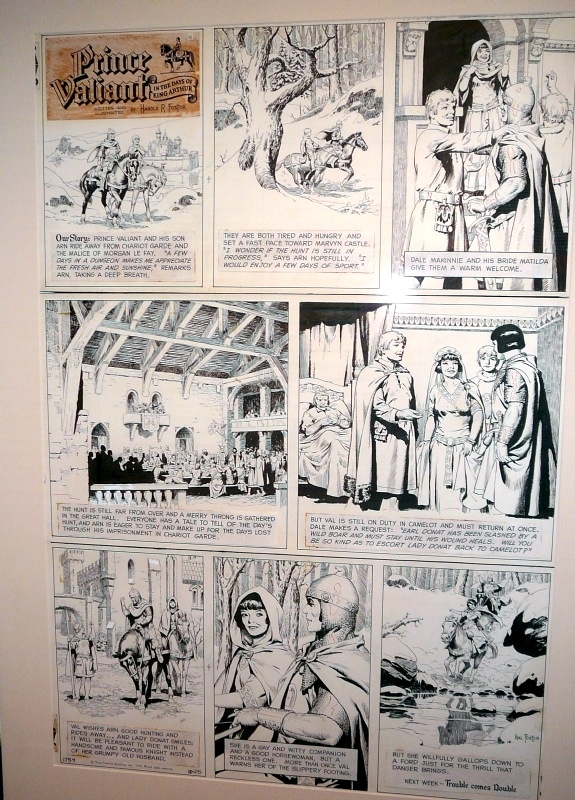 The final Hal Foster Prince Valiant Oct. 25, 1970 Comic Art