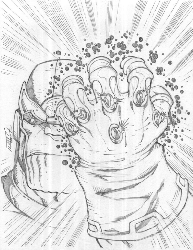 Daily Draw Infinity Gauntlet by Pingonaut on DeviantArt