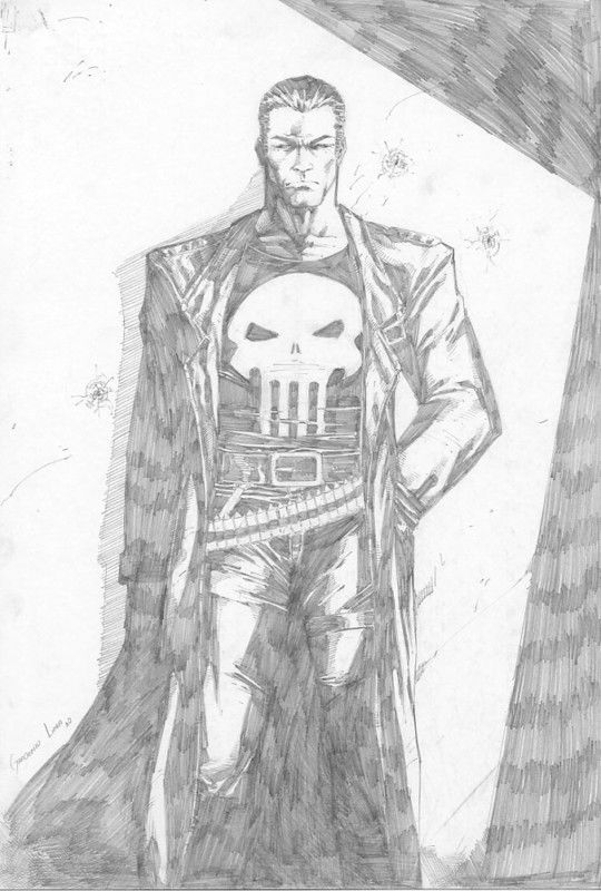 The Punisher, in Sam Catoe's Sold or traded Comic Art Gallery Room