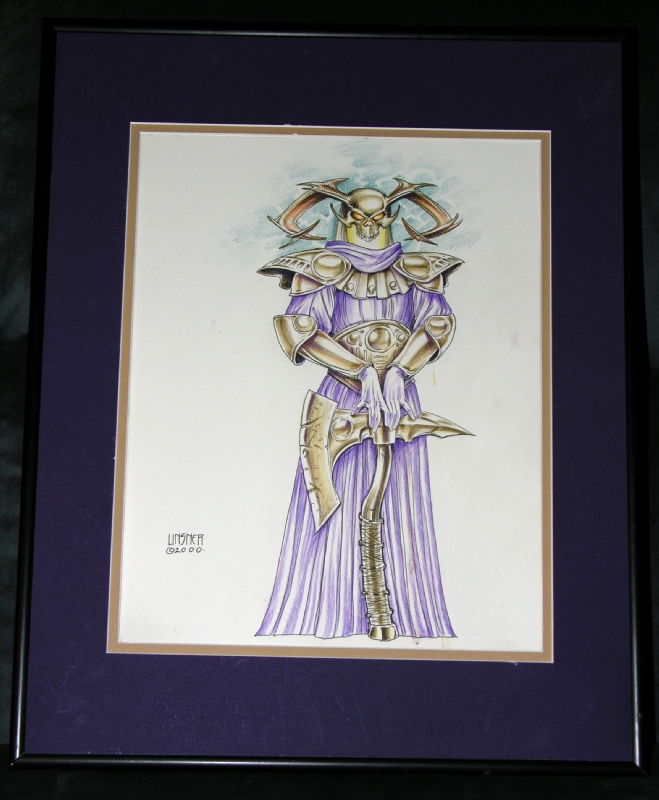 Purple Death, in Princess Nightmare's sold Comic Art Gallery Room