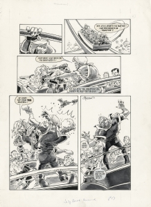 JUDGE DREDD ANNUAL 1986 - FISTFUL OF DENIMITE, Page 5 - JUDGE ANDERSON - IAN GIBSON art. Click Artwork to View