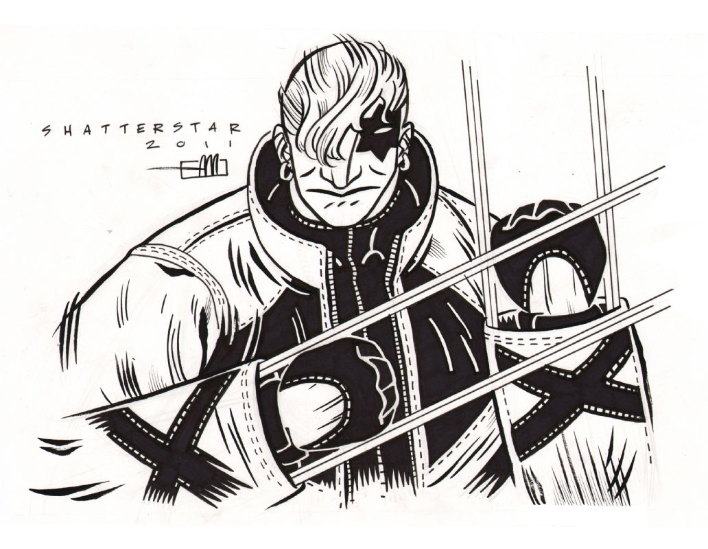 Shatterstar By Andrew Ross Maclean In Aurelien Gaillards X Men And Women Comic Art Gallery Room