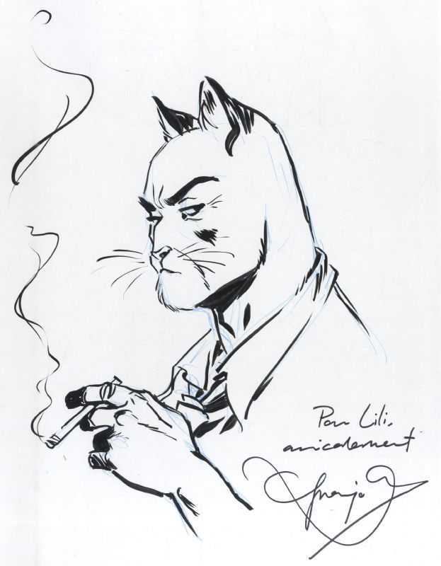 Blacksad- Juanjo Guarnido, in Alberto Lopez's Sketches 2016 Comic Art ...