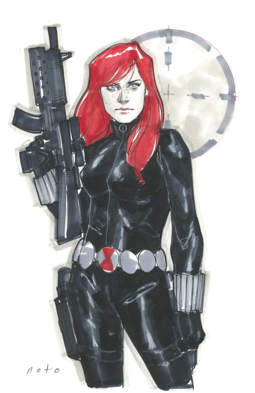 Black Widow by Phil Noto, in Pastor Juarez's MortalMonday's gallery ...