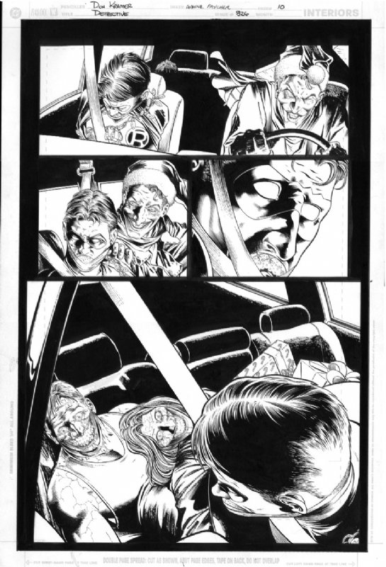 Don Kramer - Detective Comics 826 p10 - Robin Joker, in Icon UK's Robin,  The Boy Hostage - Published Pages 1 Comic Art Gallery Room
