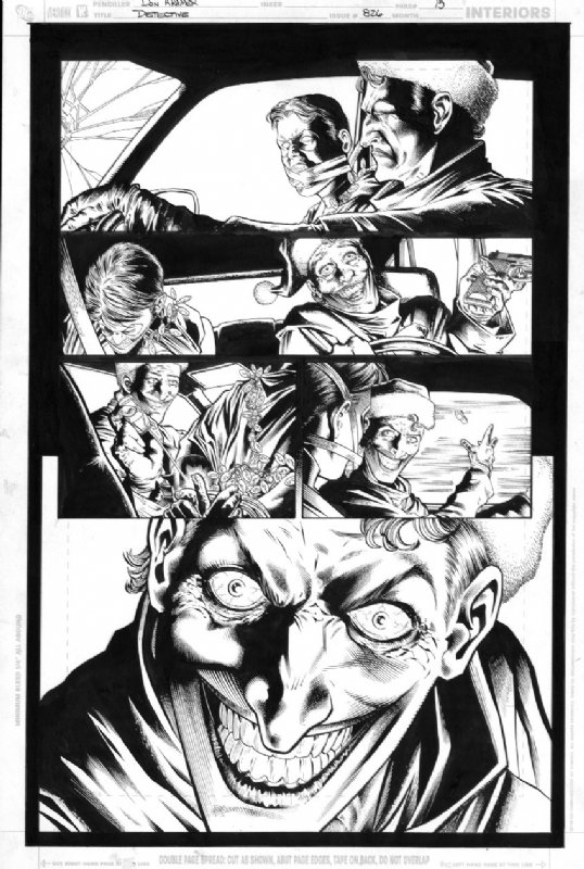 Don Kramer - Detective Comics 826 p15 - Robin Joker, in Icon UK's Robin,  The Boy Hostage - Published Pages 1 Comic Art Gallery Room