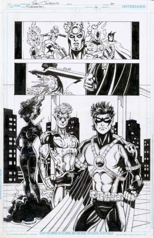 Dan Jurgens The Fury Of Firestorm The Nuclear Men 16 P20 Robin Solstice Kid Flash Teen Titans In Icon Uk S Teen Titans Legion Of Superheroes Comic Art Gallery Room