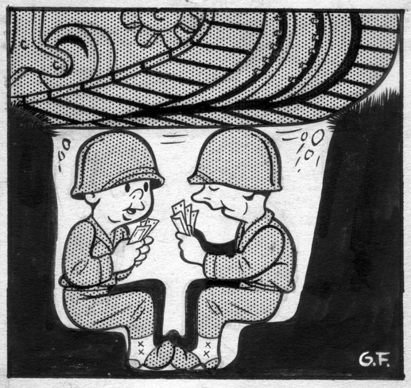 Gill Fox WWII Panel, in David Kirkpatrick's Comic Strips - Panels Comic ...