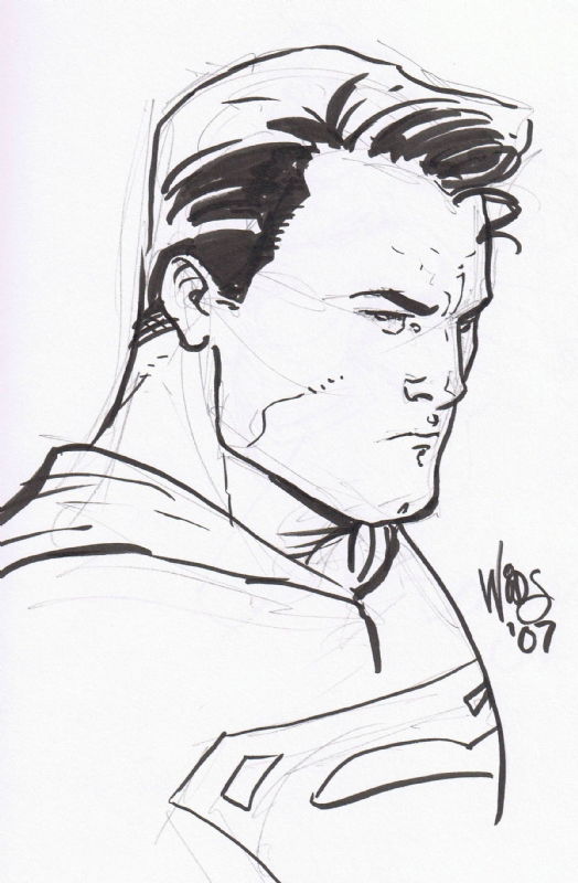 Superman, in Dennis & Gil McGlynn's New York Comic Con 07 Comic Art ...