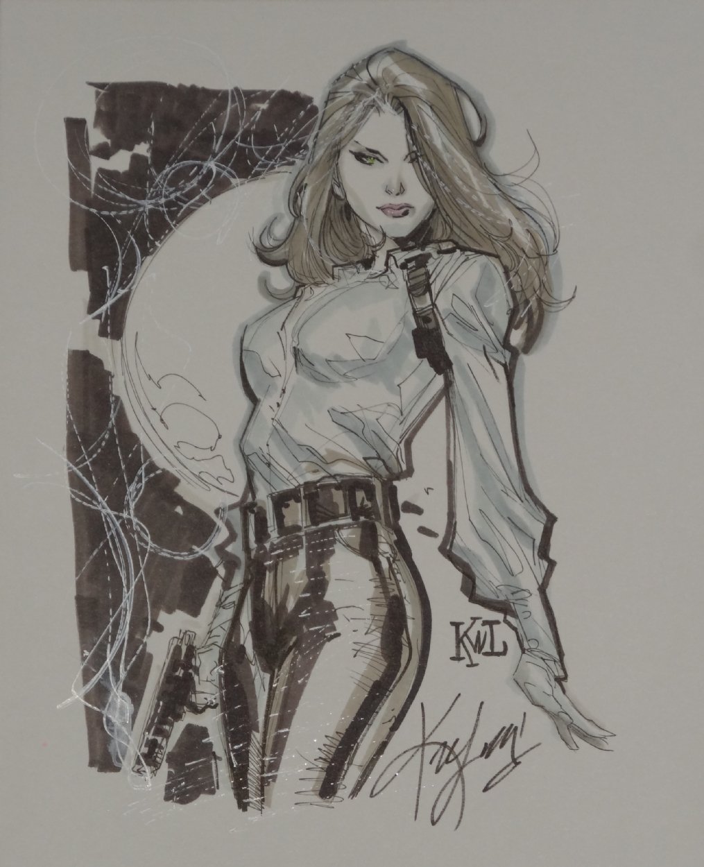 Talia Al Ghul In Don Heads Convention Sketches Comic Art Gallery Room