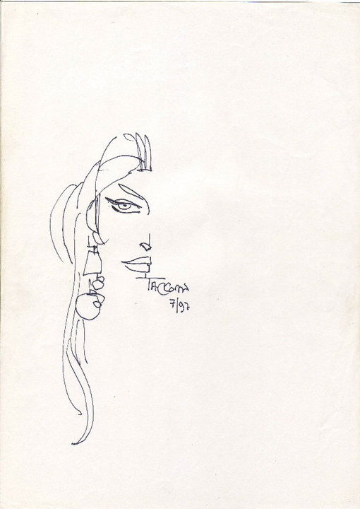 Ferdinando Tacconi - Sketch, in Ruggero Romano's Original Sketch Comic ...