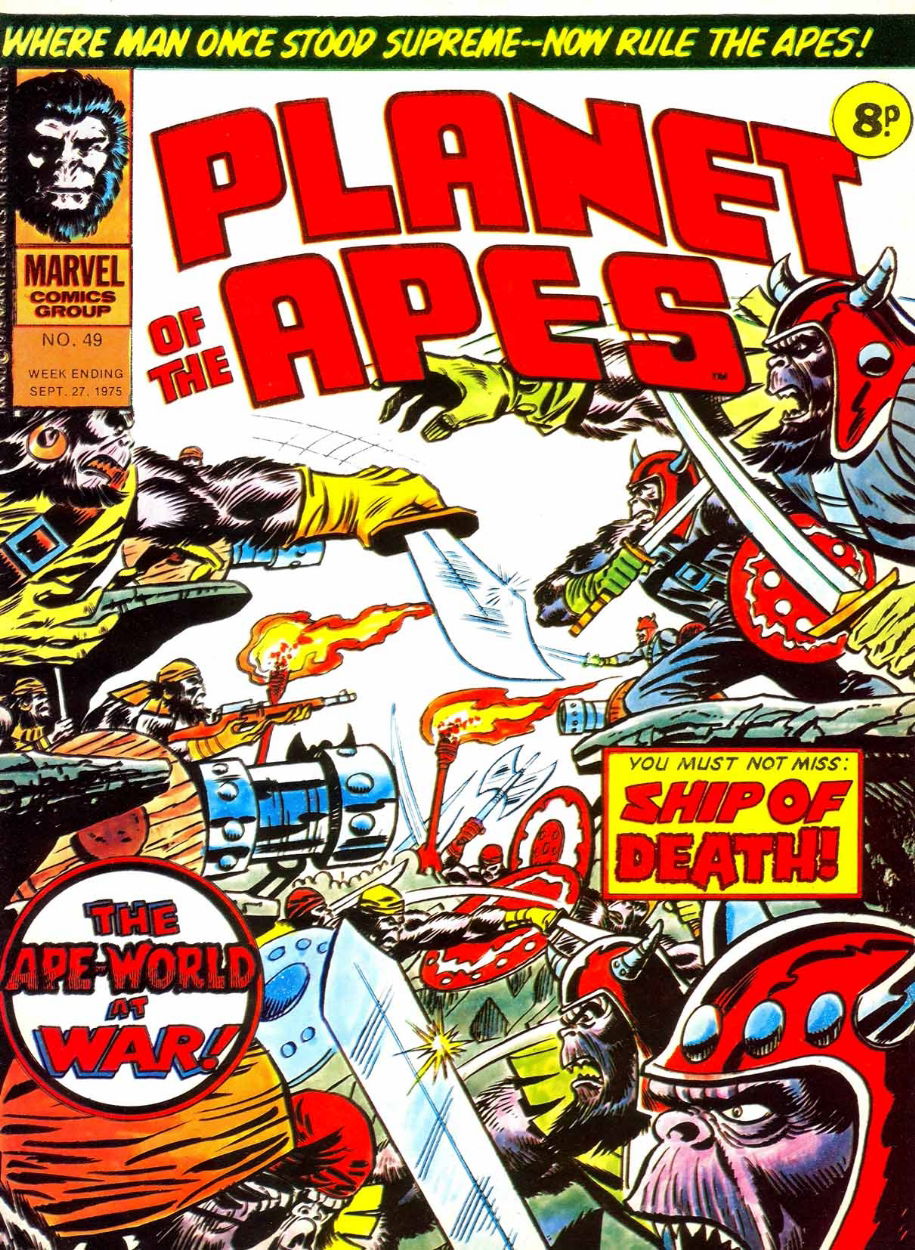 Planet of the Apes Weekly #49 Cover, in Nigel Lancashire's UK Covers ...