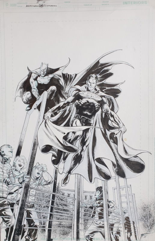 SUPERMAN AND BATMAN , in Riccardo Chiaveri's DC COMICS Comic Art ...