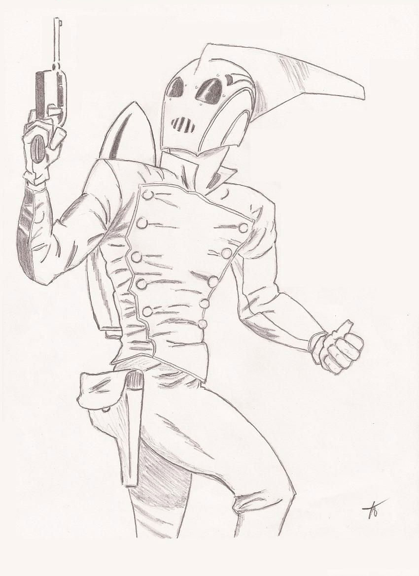 The Rocketeer, in Tony Molinary's 1 Comic Art Gallery Room