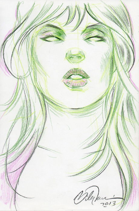 She-Hulk by Billy Tucci, in Ben Herman's Avengers Assemble! sketchbook ...