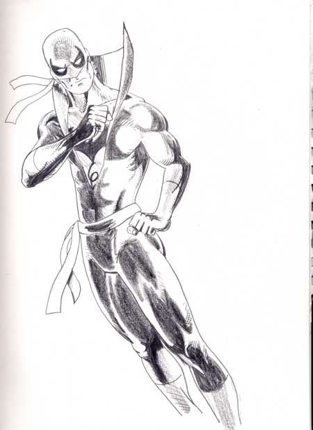 Iron Fist, In Shane Montgomery's Marvel Comics Characters Comic Art 