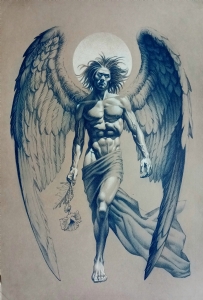 Winged Morpheus (work in progress), Comic Art