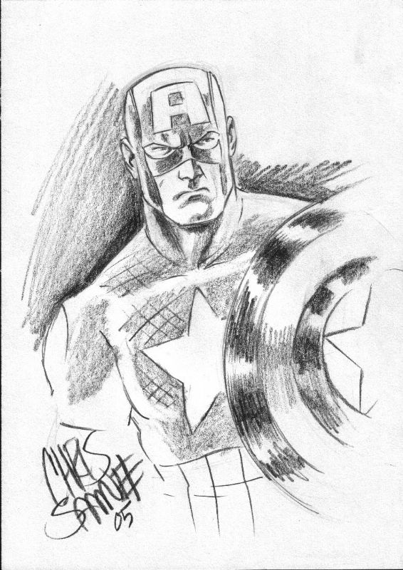 Ultimate Captain America by Chris Samnee, in Luke Buchanan's Convention ...