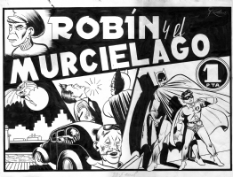 Julio Ribera Robin y el Murcilago 1 cover Comic Art