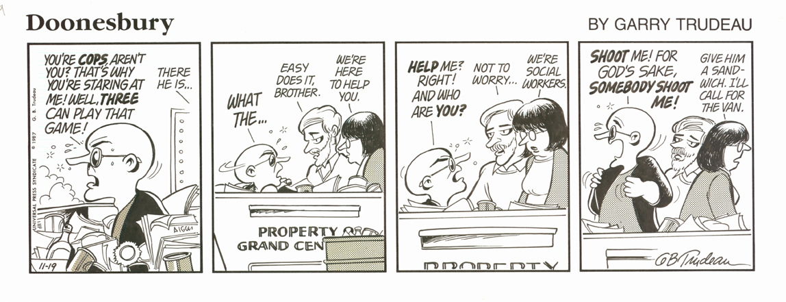 Garry Trudeau Doonesbury 1987 Daily, In JAUME VAQUER MESTRE's COMIC ...