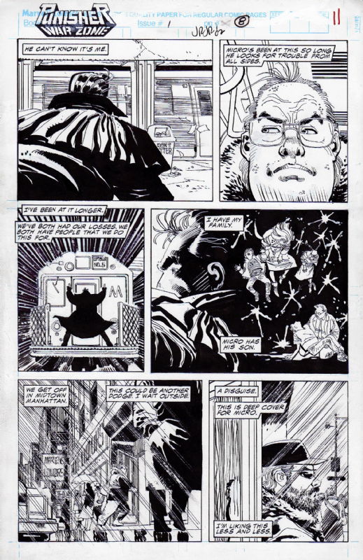 Romita Jr - Punisher War Zone #1 p.8 (complete story), in Francesco ...