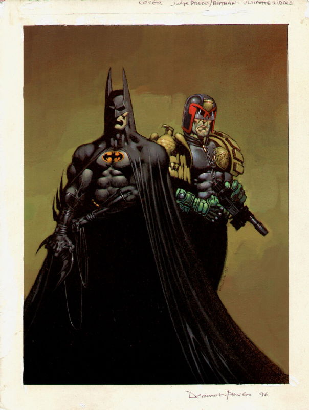 Power - Batman/Judge Dredd: The Ultimate Riddle cover, in Francesco ...