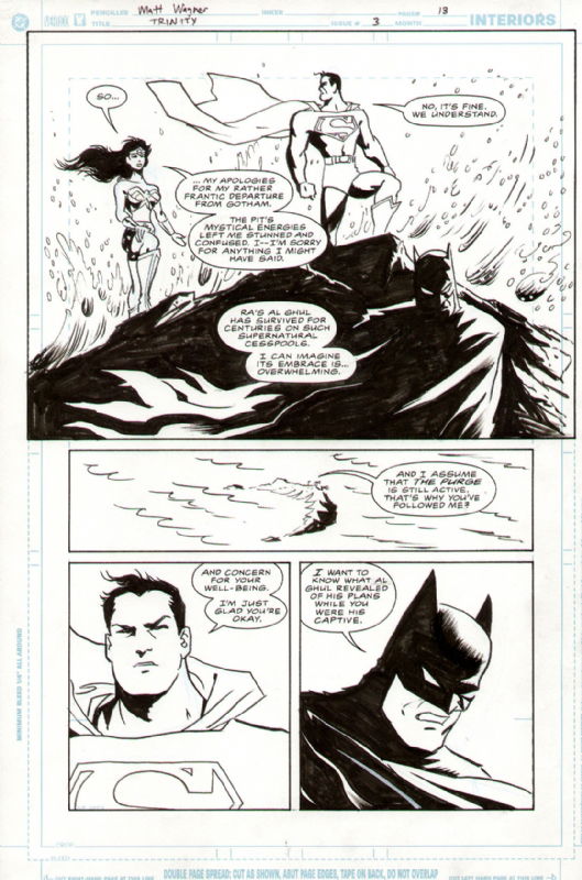 Matt Wagner - Batman/Superman/Wonder Woman: Trinity #3 , in Francesco  Bazzana's VALLEJO, WAGNER Matt, WILLIAMS Kent, WILLIAMS III, WILLIAMSON,  WILSHIRE, WILSON, WOOD Wally, ZANOTTO Comic Art Gallery Room