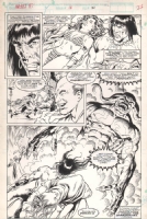What if issue 16 page 21 Wolverine Battled Conan the Barbarian  Comic Art